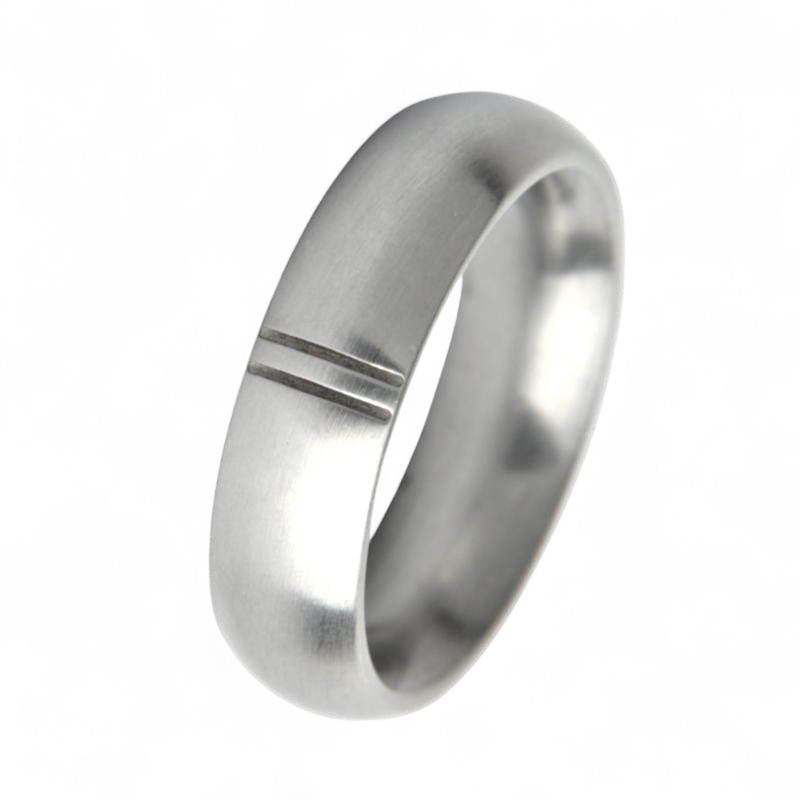 Ring mit zwei Rillen