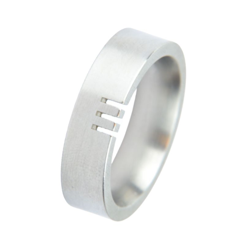 Ring mit 3 Fräsungen