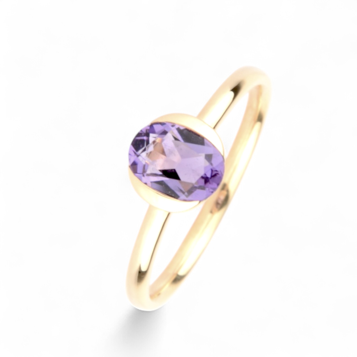 Ring mit Amethyst 