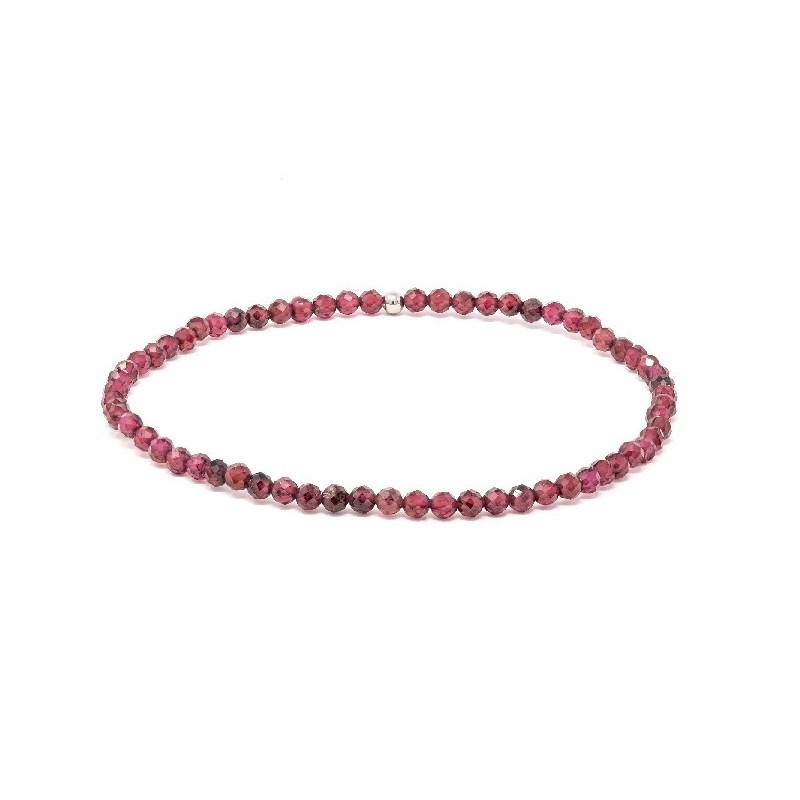monessa Damen Armband rot, eleganter Armschmuck, Länge 19 cm - 5415019