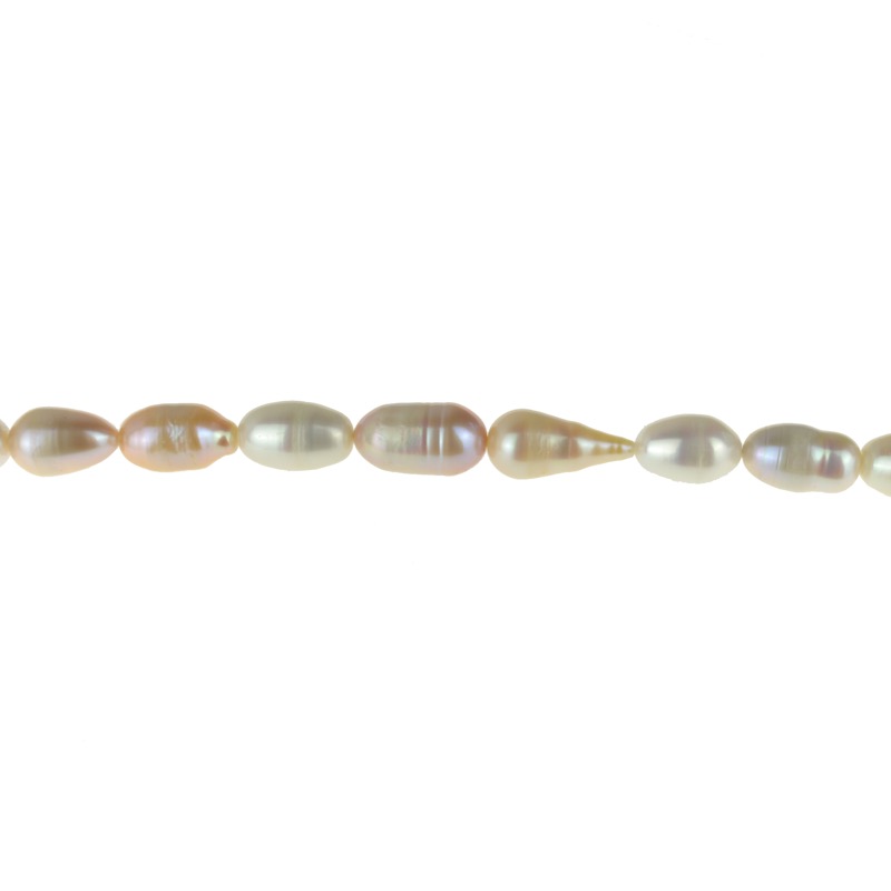 Schmidt Süßwasser-Zuchtperlen Kette für Damen in Beige