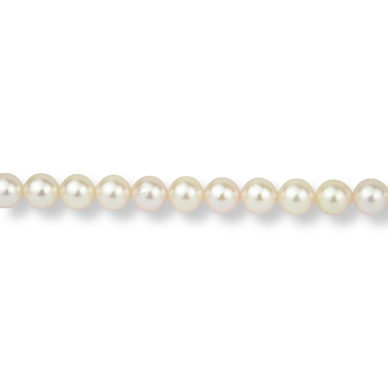 Schmidt Perlstrang Akoya-Zuchtperlen, weiß, 7,5-8mm, 41cm Kette für Damen
