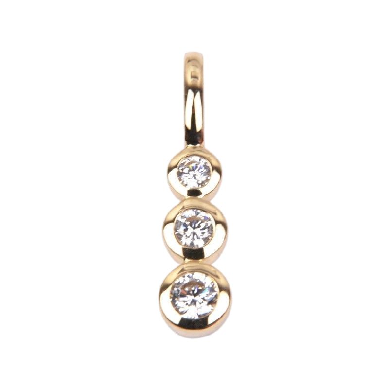 Schmidt Damenanhänger in Gold 333 mit Zirkonia, goldfarben