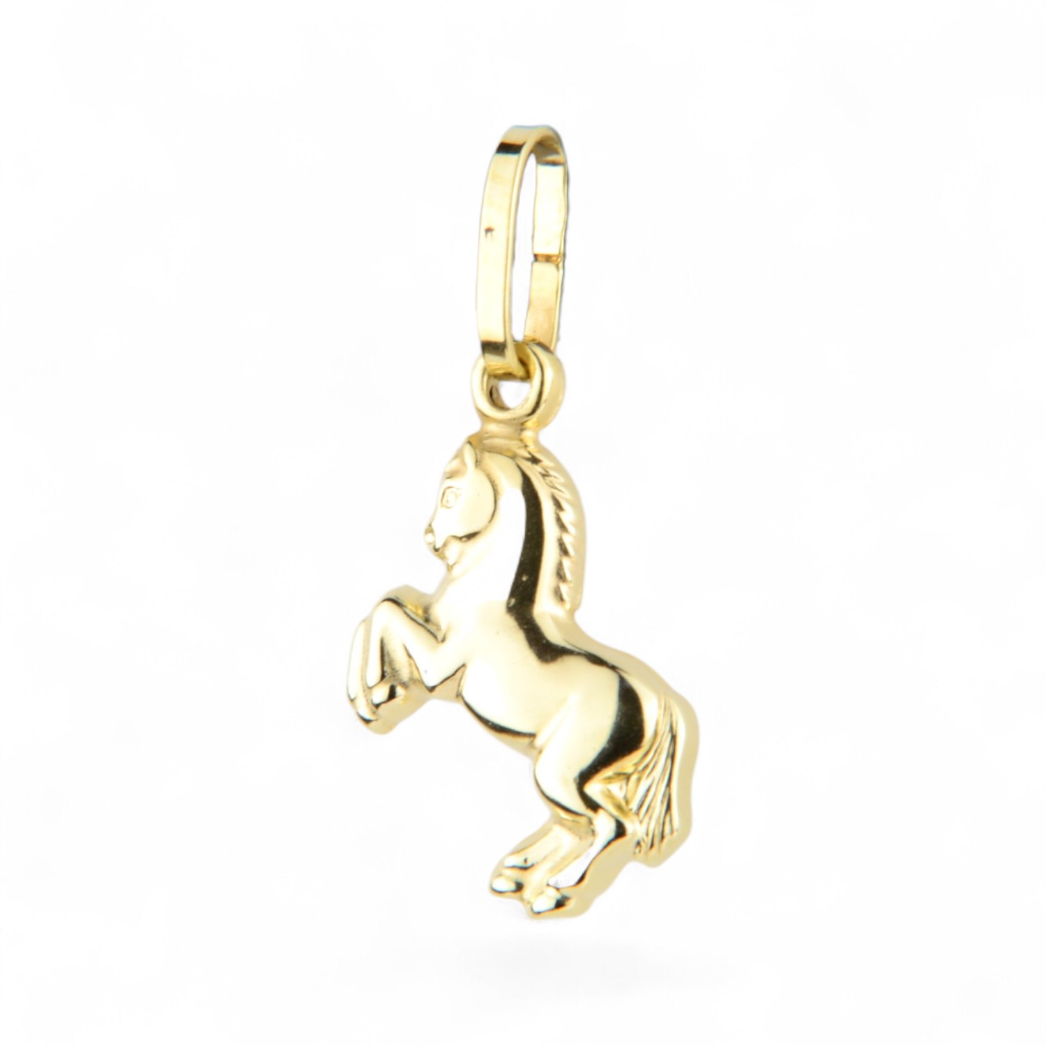 Schmidt Pferd Anhänger für Kinder, 333 Gold, 9.8x7.7mm - Armbanduhr Charm