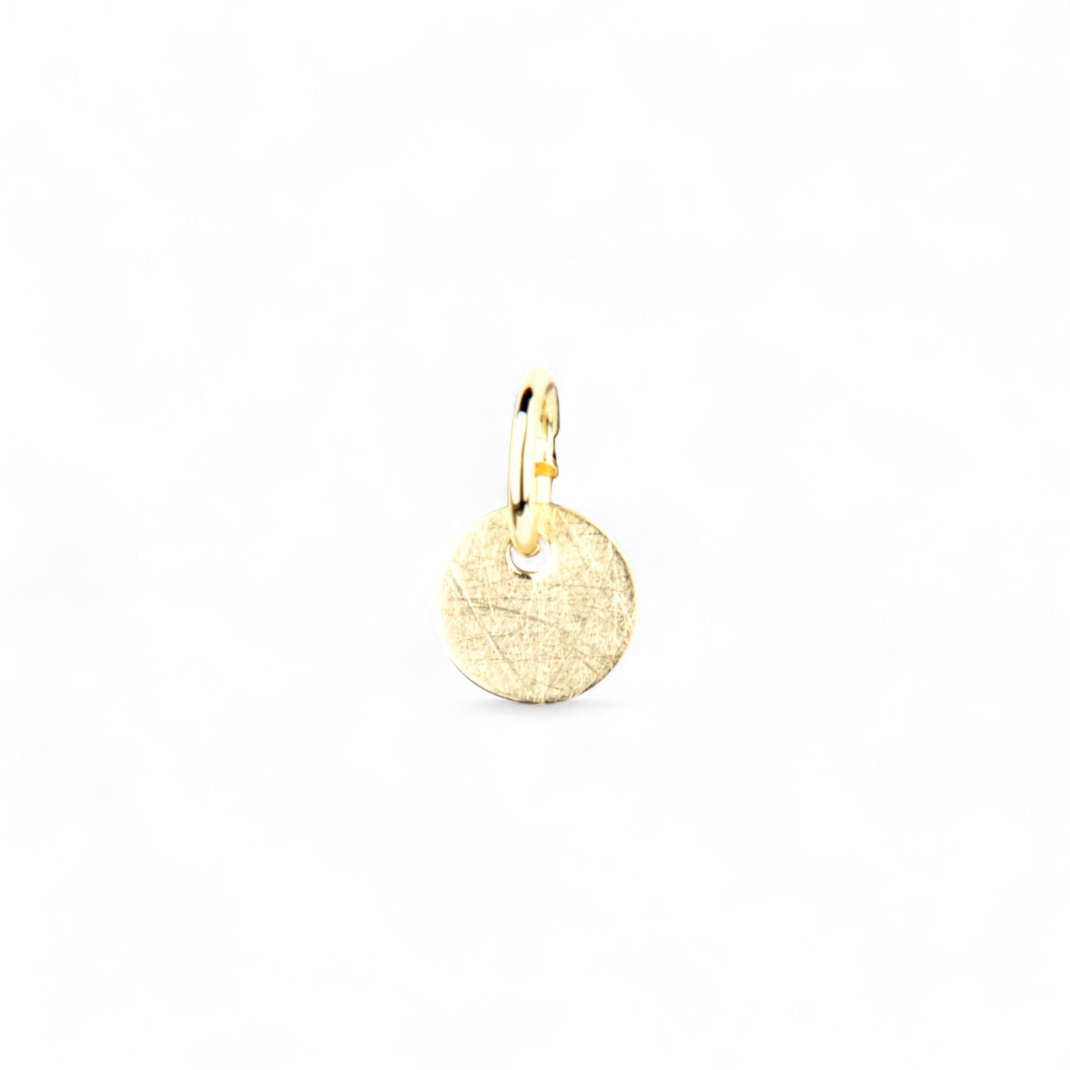 Schmidt Kleine Platte Anhänger 333 Gold, 6mm, Unisex, Hauptfarbe Gold