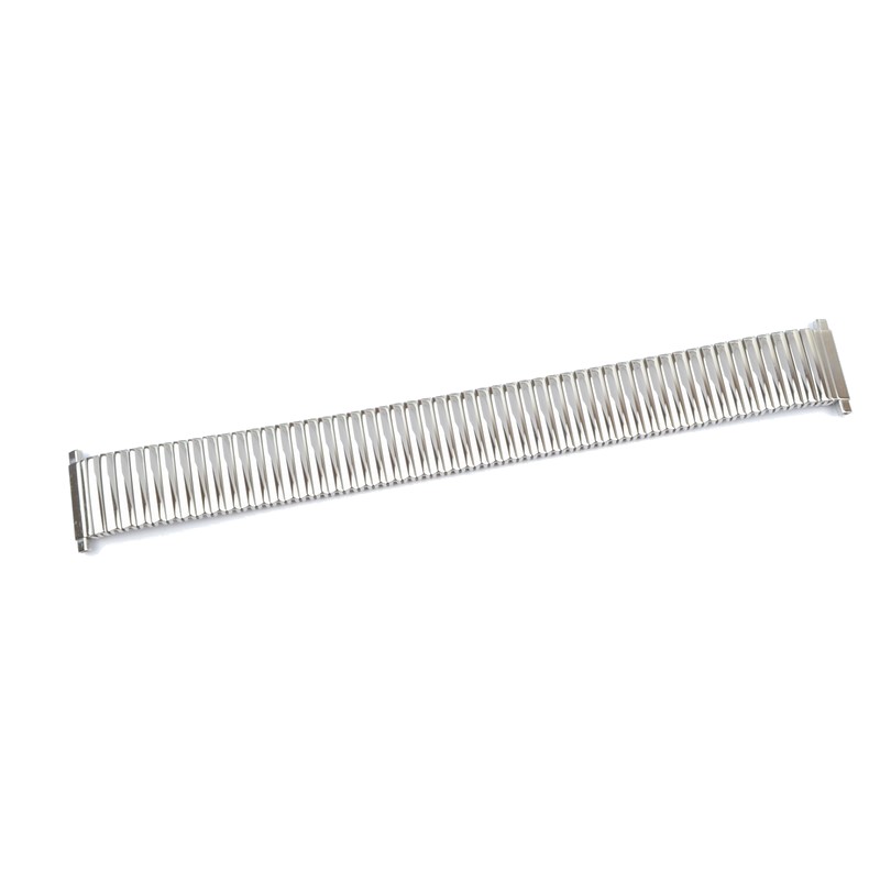 Schmidt Zugband poliert für Uhrenarmband, silberfarben, 18 mm Anstoßbreite