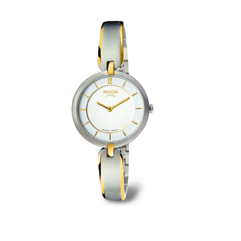 Armbanduhr Titanspange Bicolor