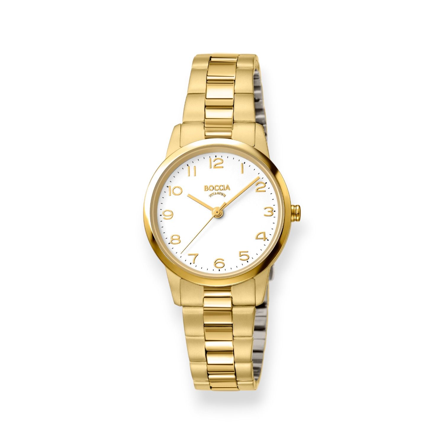 Armbanduhr Titan goldfarben