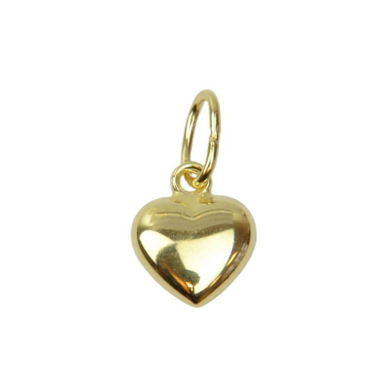 Schmidt Herzanhänger klein, 333 Gold, 6,5*12mm, für Damen und Kinder, goldfarben
