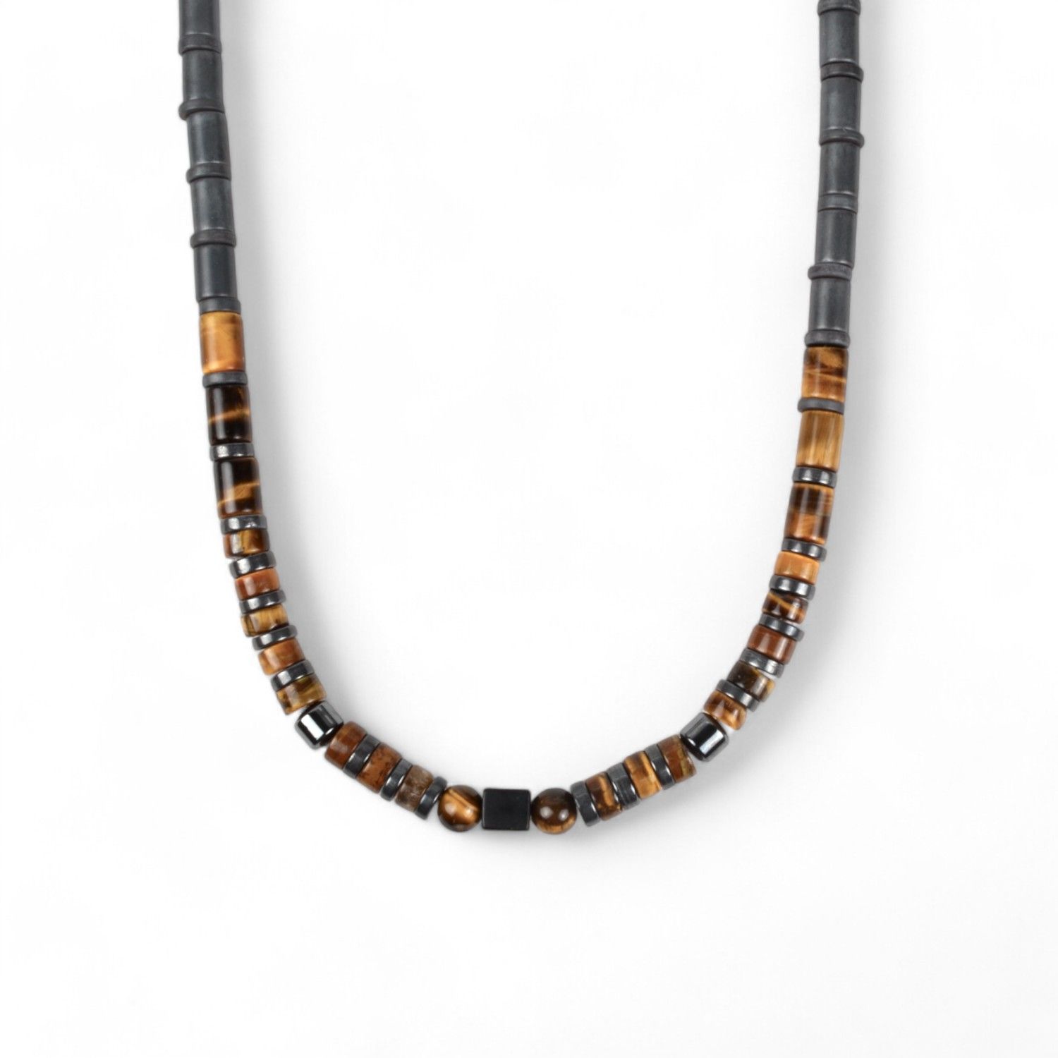 Kette mit Onix und Tigerauge