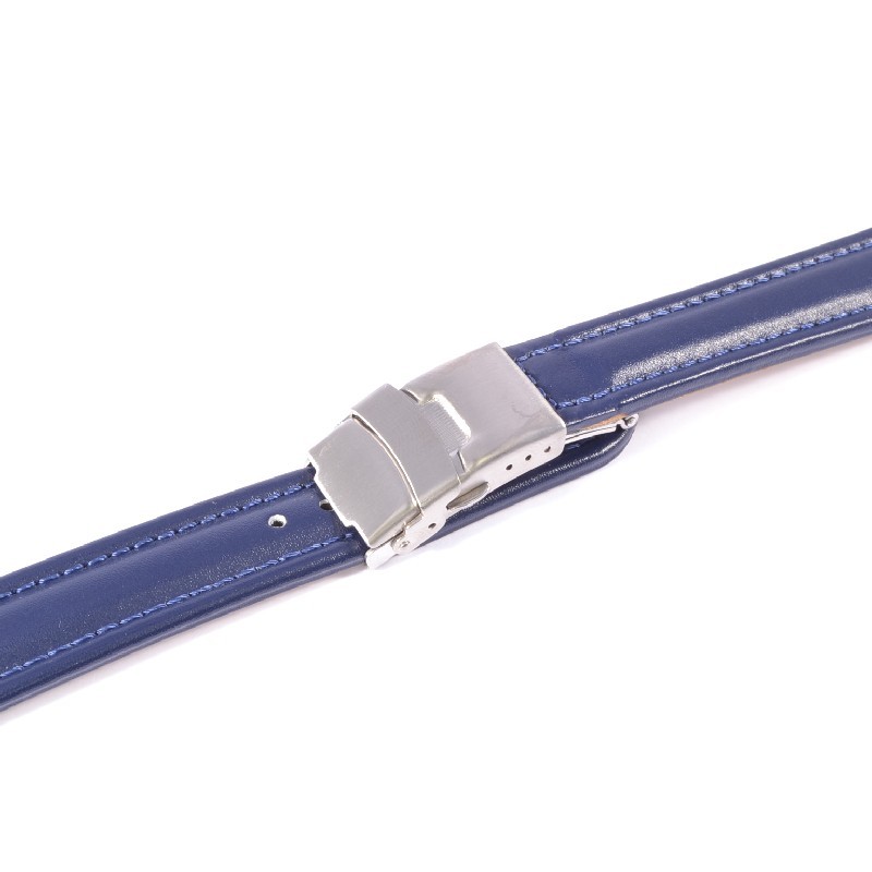 Lederband blau