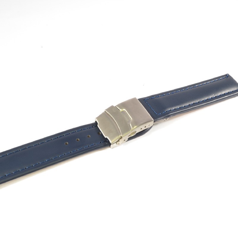 Lederband blau