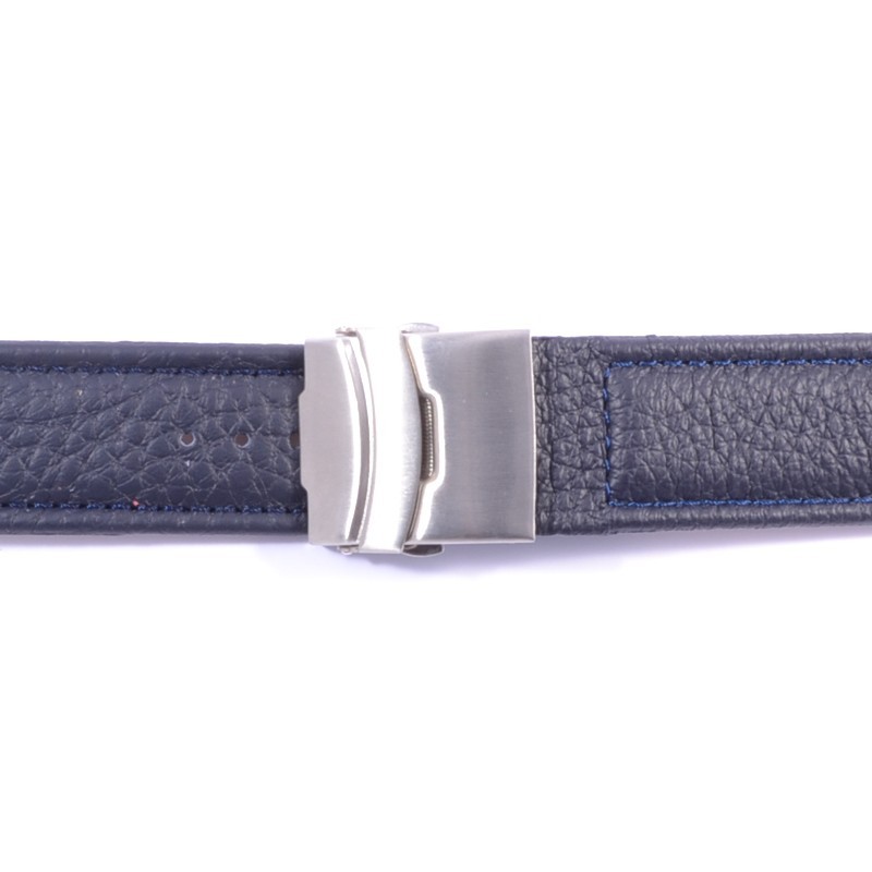 Lederband blau