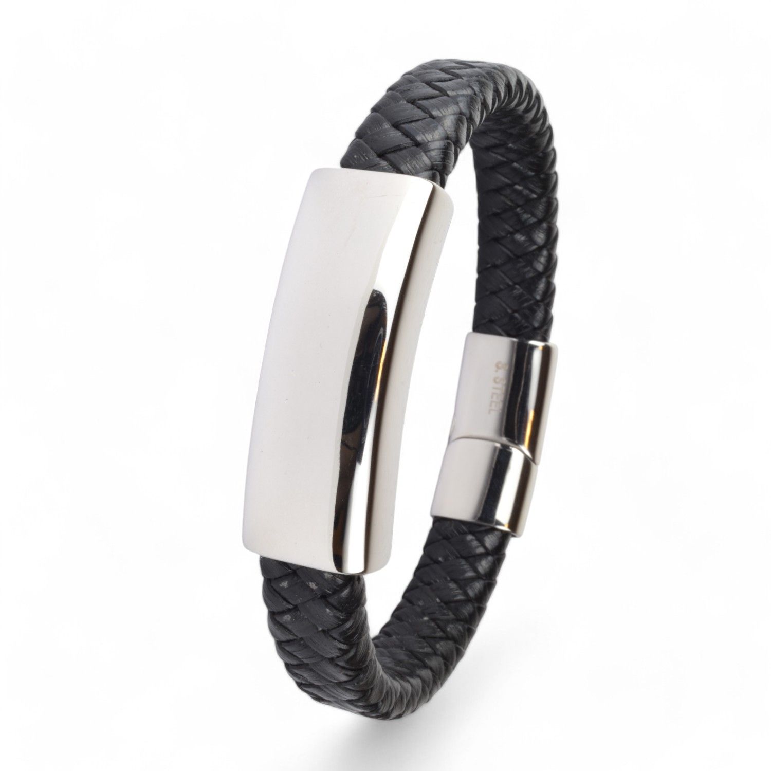 Armband Leder geflochten
