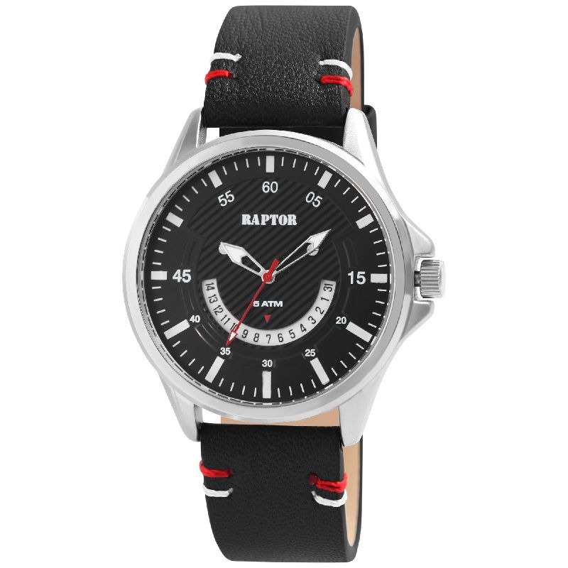Herrenuhr mit Echt Lederband