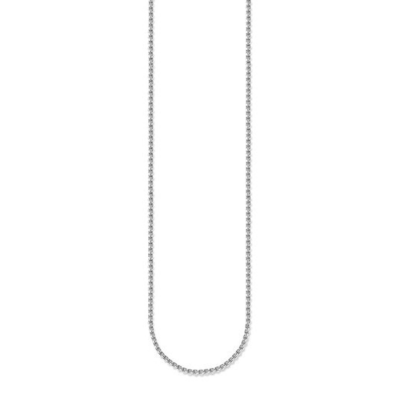 Thomas Sabo Damen Kette aus Silber, Größe xx90, elegante silberfarbene Schmuckstück für jeden Anlass