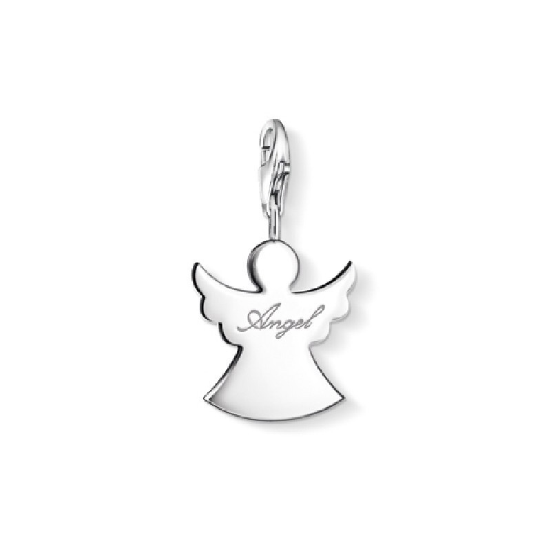 Thomas Sabo Schutzengel Charm-Anhänger für Damen, Silber