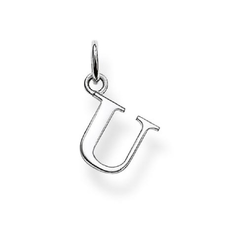 Thomas Sabo Anhänger U, 925 Silber, silberfarben für Damen