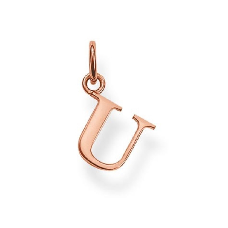 Thomas Sabo Anhänger U 925er Silber, roségold vergoldet, für Damen
