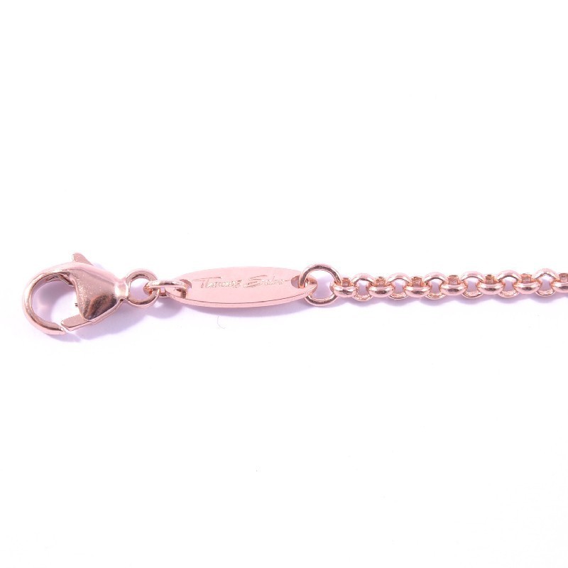 Thomas Sabo Damen Kette in Roségold, Vergoldetes Silber, Länge M