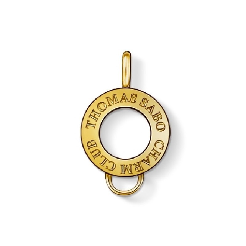 Thomas Sabo Carrier Anhänger für Damen, 925 Silber vergoldet, gold
