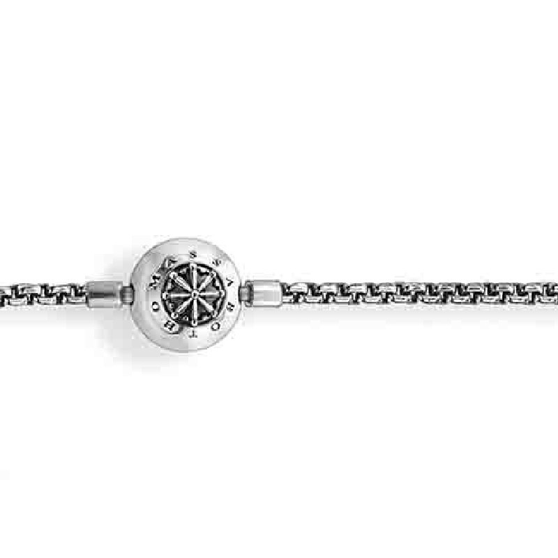 Thomas Sabo Damen Kette für Beads, Silberfarben – Elegantes Schmuckstück aus Silber