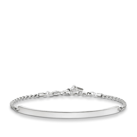 Thomas Sabo ID Armband für Damen, 925er Silber, Armschmuck in Silber