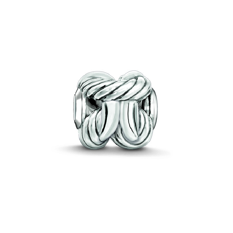 Thomas Sabo Bead Knoten Armschmuck für Damen, 925 Silber, silberfarben
