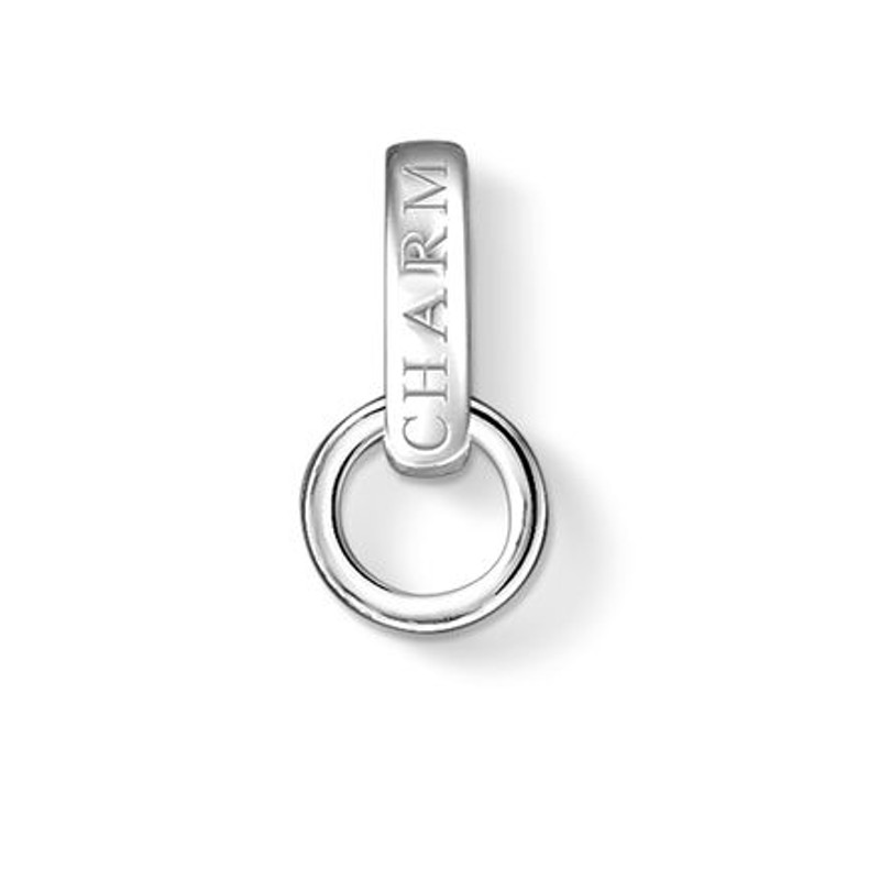 Thomas Sabo Carrier Anhänger für Damen, 925er Silber, 12x5,5mm, Hauptfarbe Silber