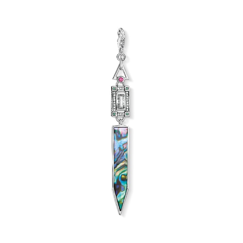 Thomas Sabo Charm-Anhänger 925 Silber für Damen, bunt – eleganter Schmuck