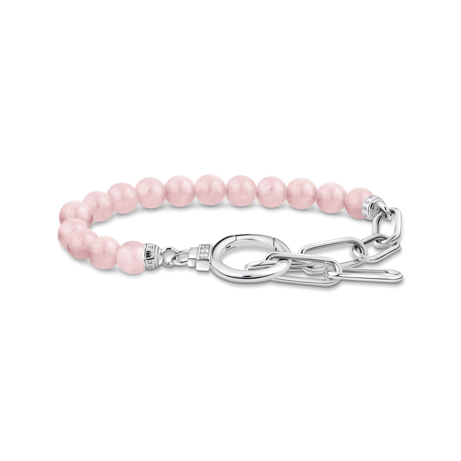 Armband mit rosa Beads