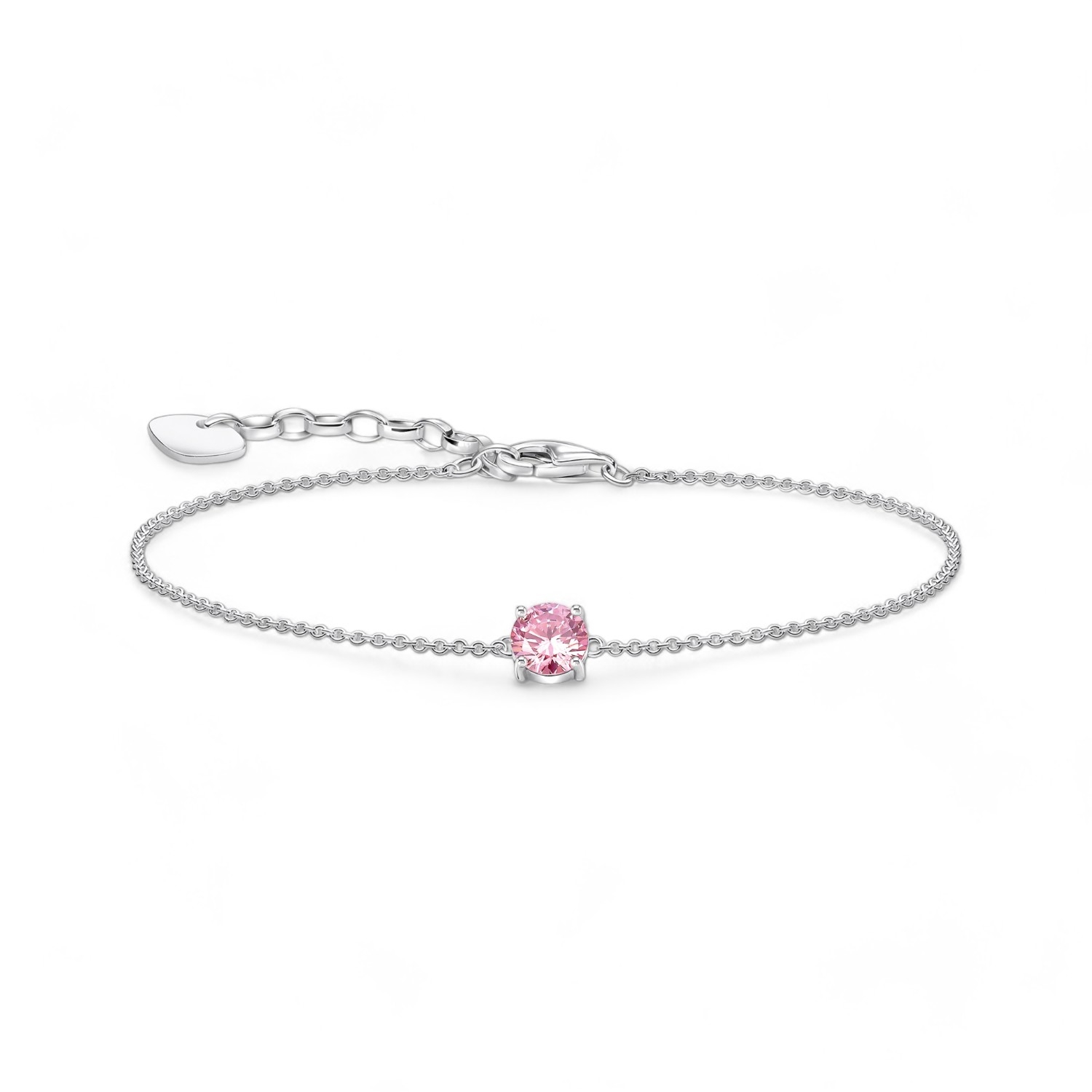 Armband mit Pinkfarbenem Zirkonia 