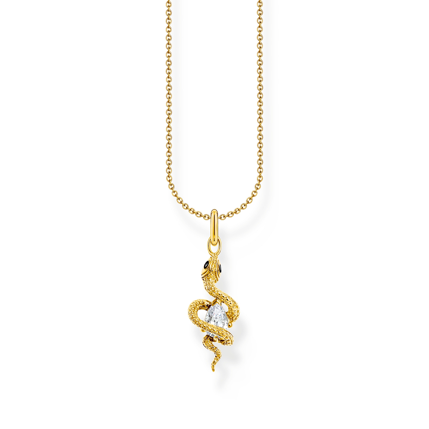 Kette mit Schlangen Anhänger 