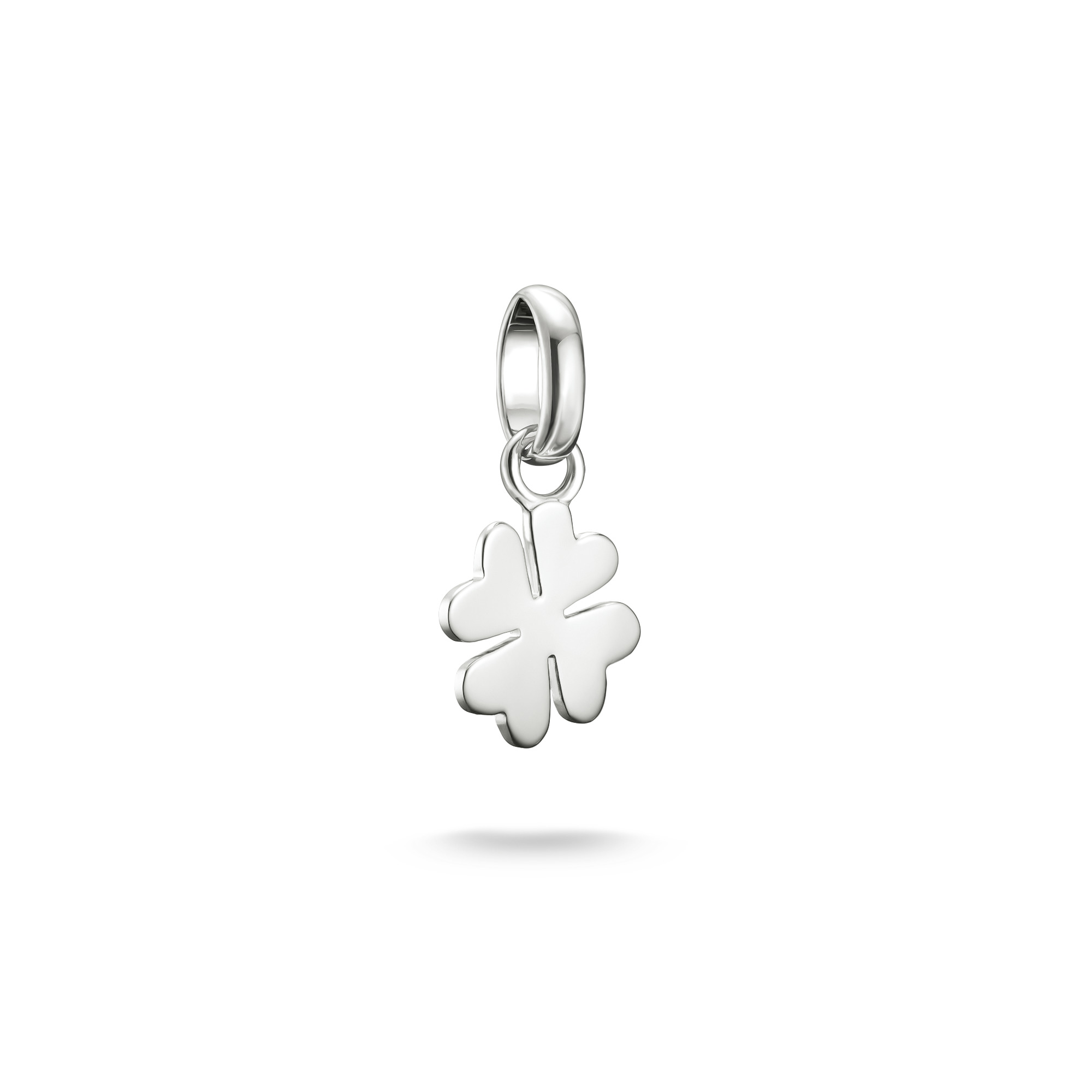 Thomas Sabo Charm-Anhänger Glücksklee, Silber 925, 16,5x9mm, Unisex