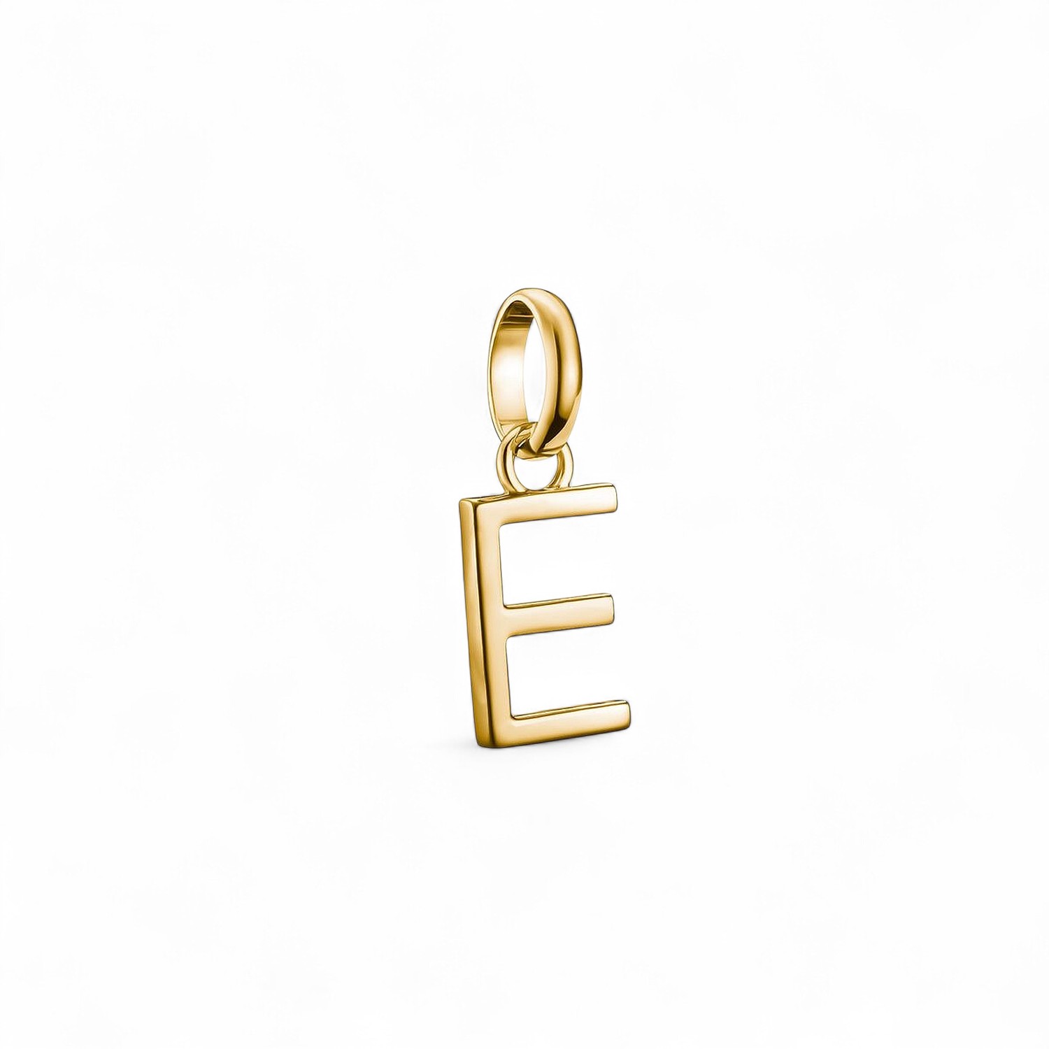 Thomas Sabo Charm-Anhänger E, 18k vergoldet, 925 Silber, 18x7mm, Damen