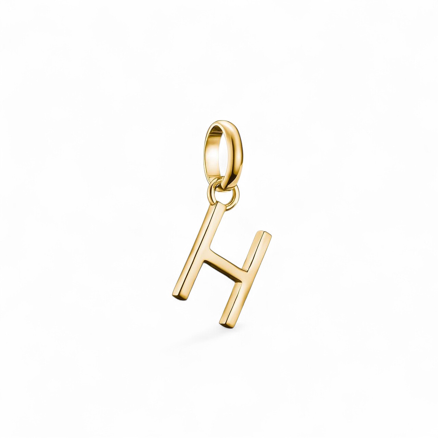 Thomas Sabo Charm-Anhänger H, Damen, 18k vergoldet, 925 Silber, 18x7mm