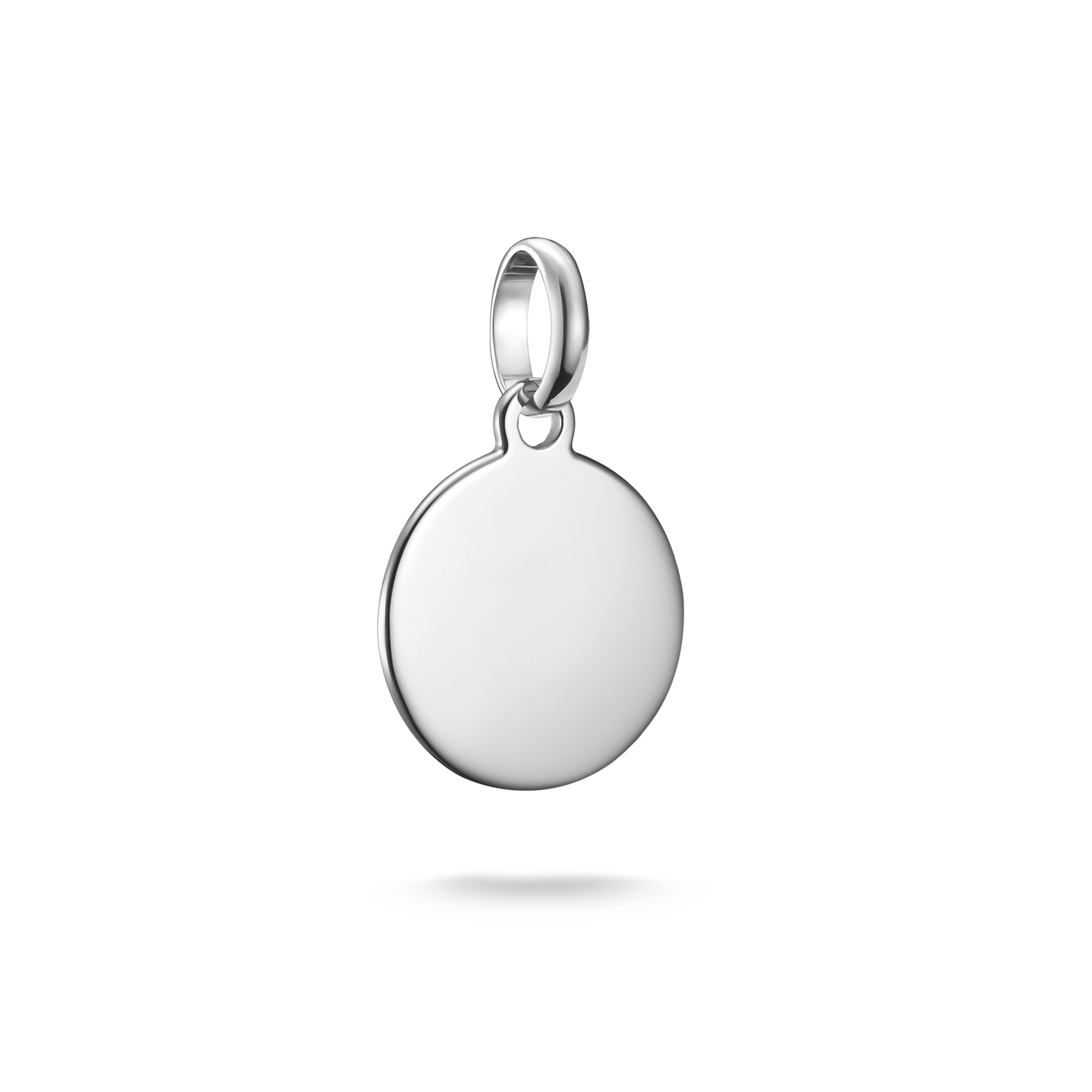 Thomas Sabo Charm-Anhänger Coin, 925 Silber, 20,5x13,5mm, für alle, silber