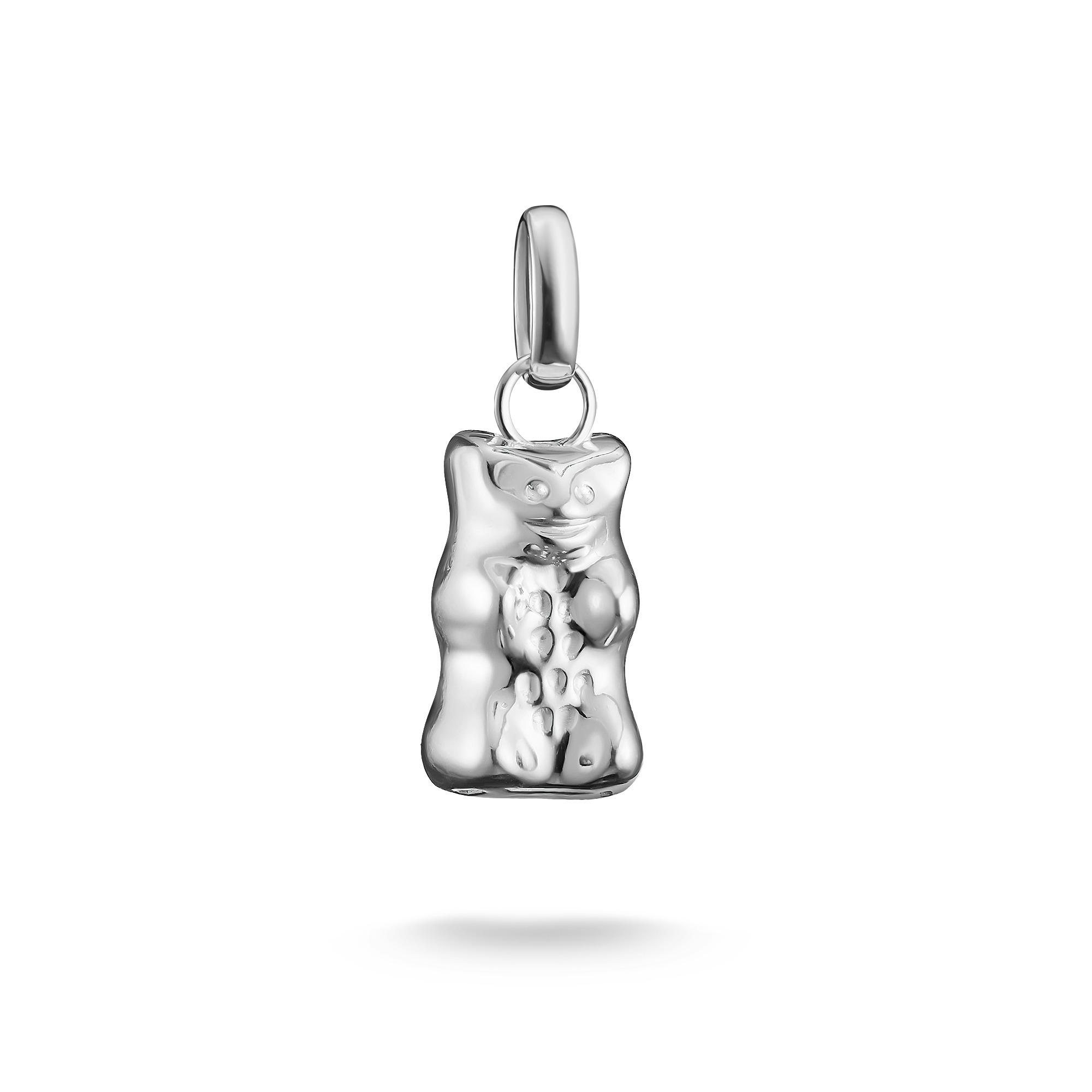Thomas Sabo Charm-Anhänger Goldbär, 925 Silber, 22,5x8,5mm - Unisex