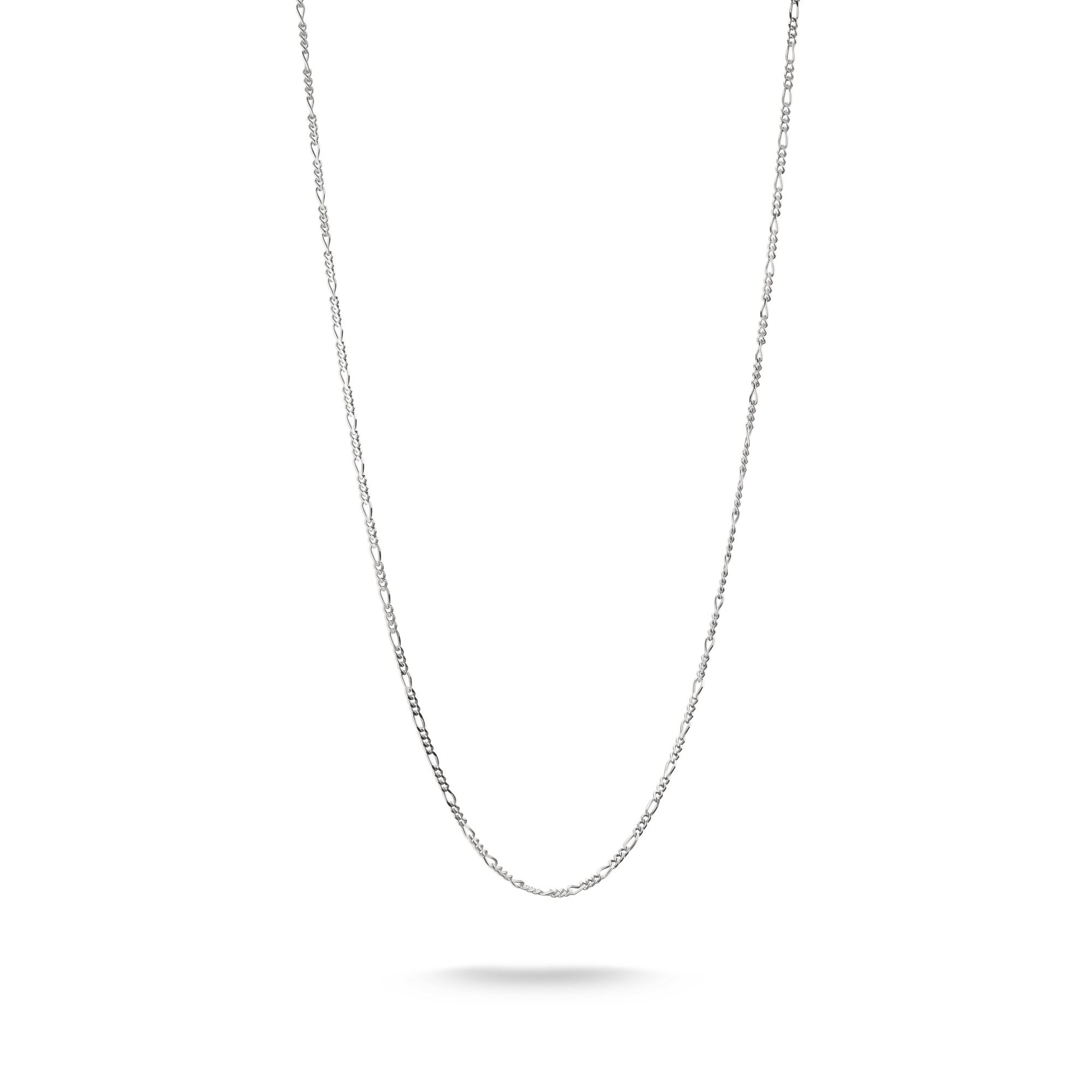 Thomas Sabo Charm-Kette Figaro, 925er Silber, verstellbar 40-45 cm, unisex, silber