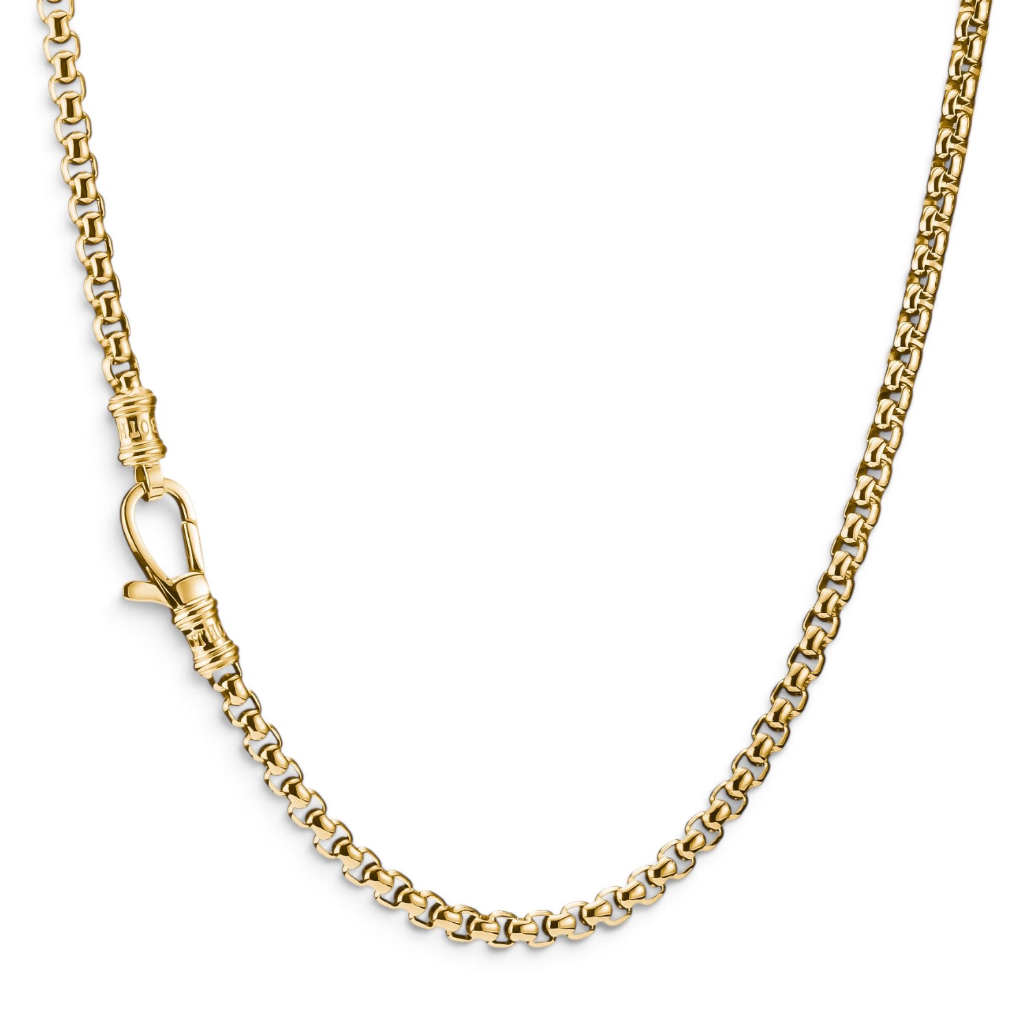 Thomas Sabo Venezianerkette Herren 53 cm – Edelstahl 316L, goldfarben, 4 mm