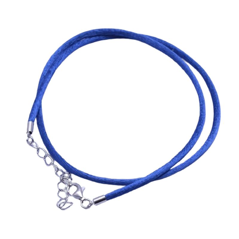 Satin Halsband royal blau