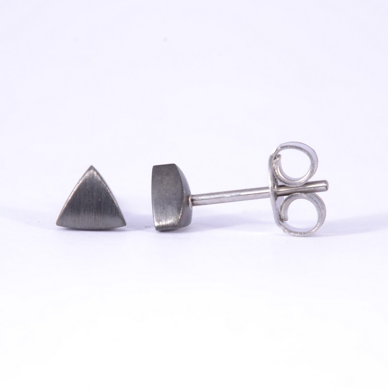 Ohrschmuck Edelstahl schwarz beschichtet