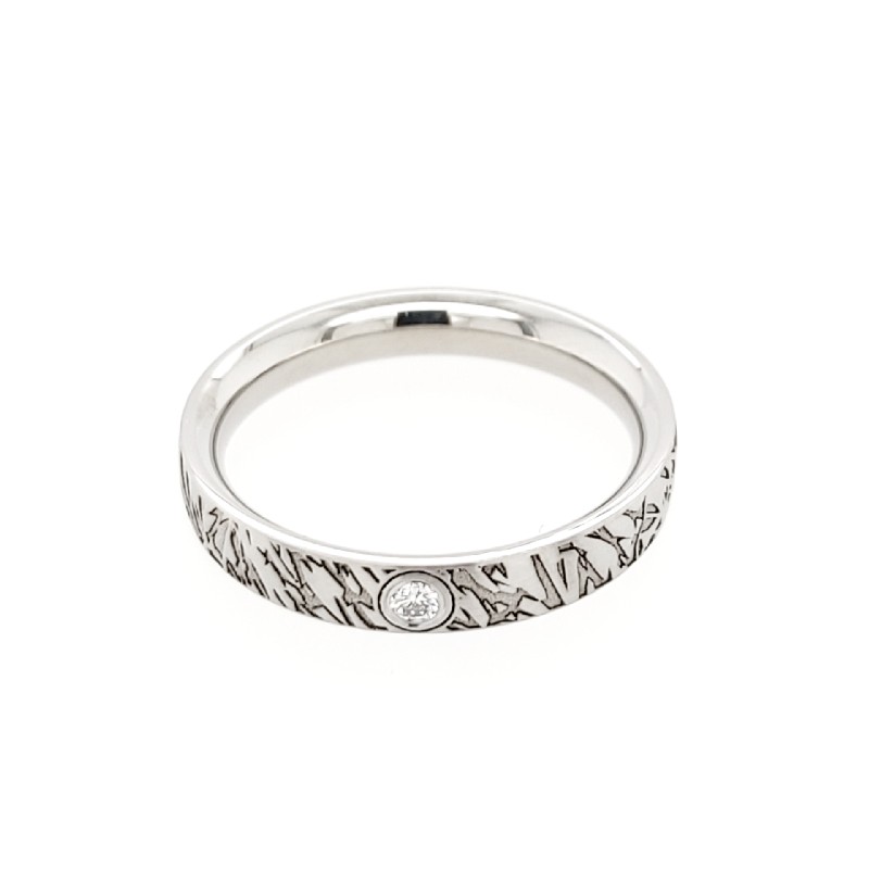 Ring matt graviert