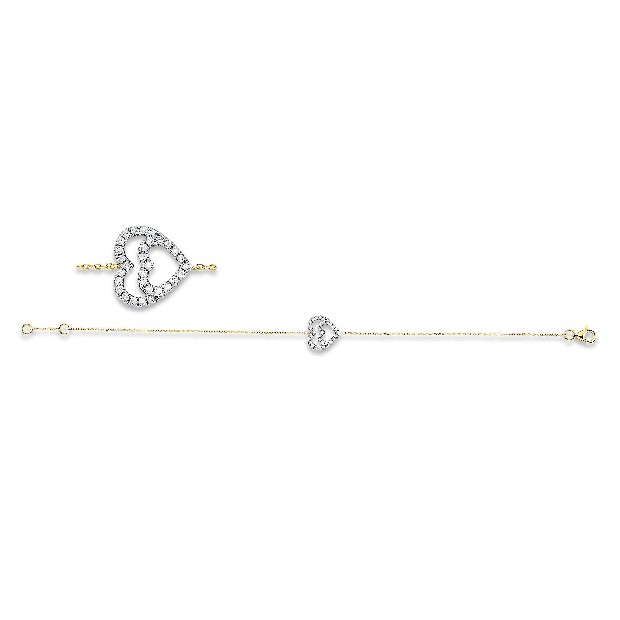 Armband mit Herzchen 