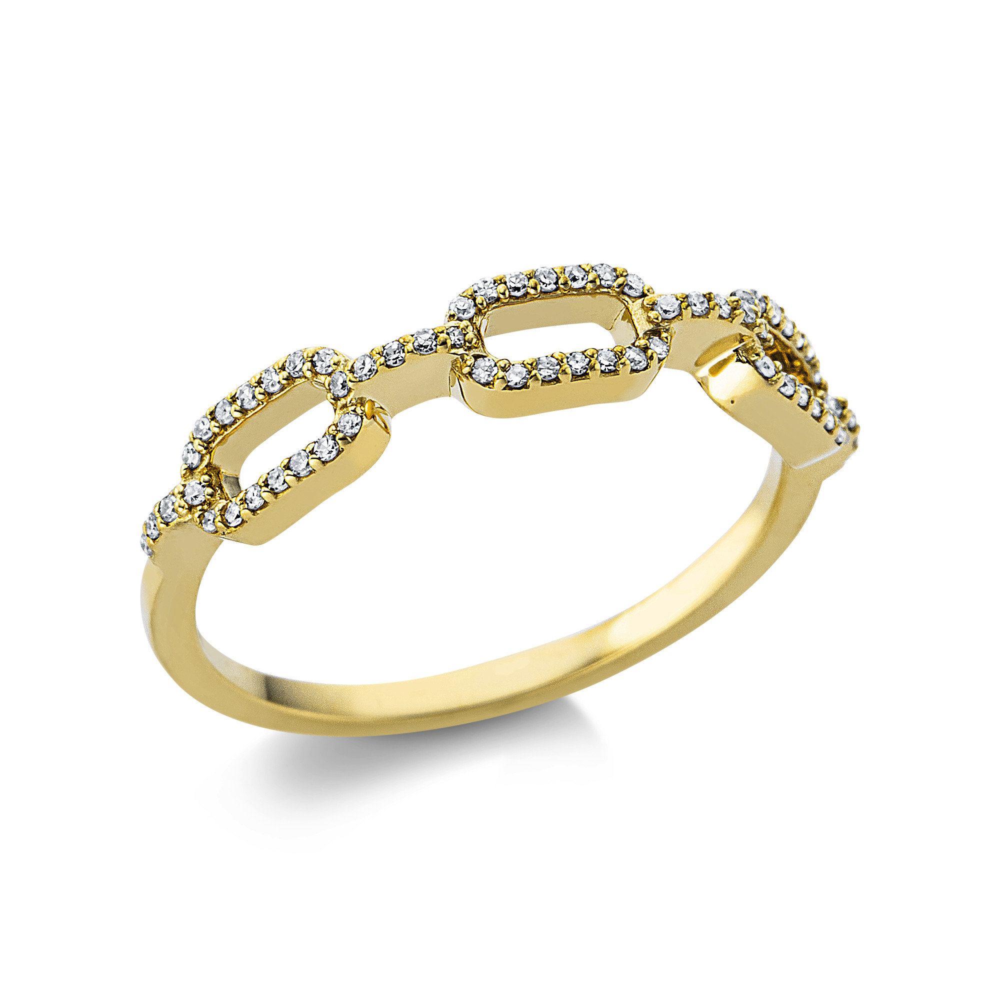 Ring mit Kettenmuster