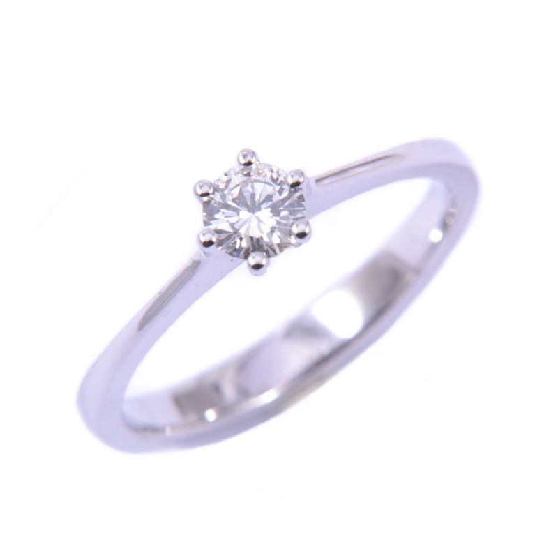 Schmidt Verlobungsring für Damen, 585 Gold, 0,32 ct Brillant, Größe 54