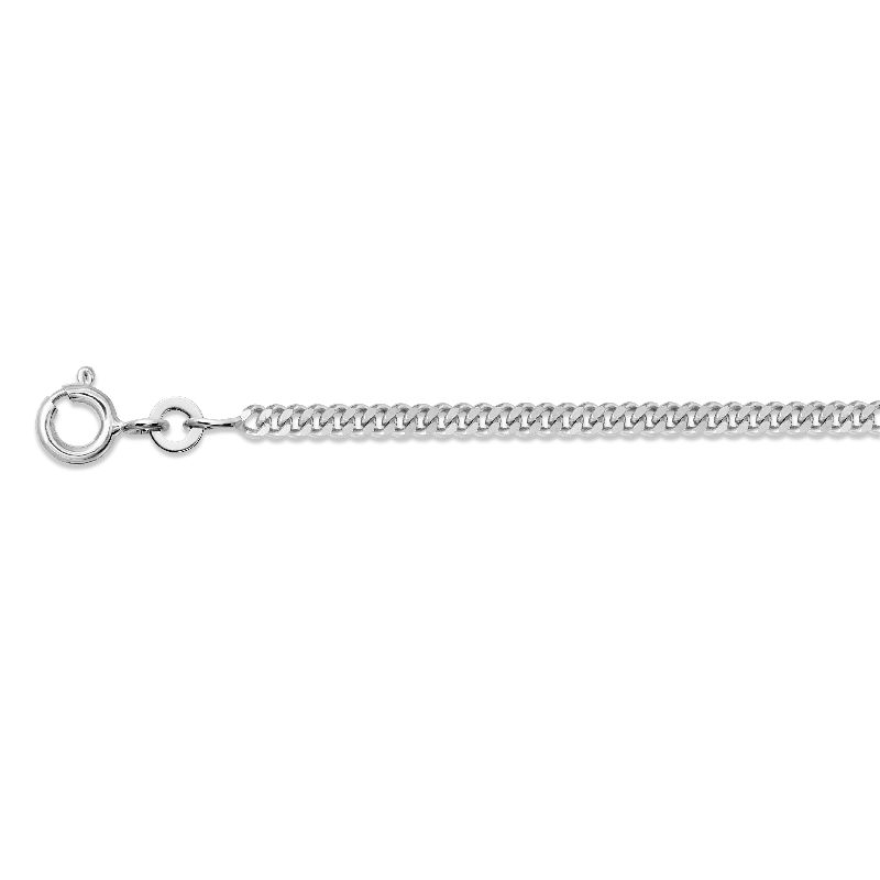Schmidt Panzerkette Silber 925, Damen, 40 cm Länge - Elegantes Silberschmuck