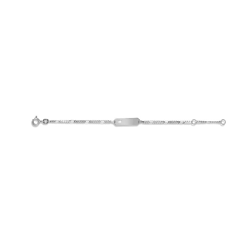 Schmidt Kinder ID-Armband in Silber 925, Kettenlänge 14 cm - Armschmuck