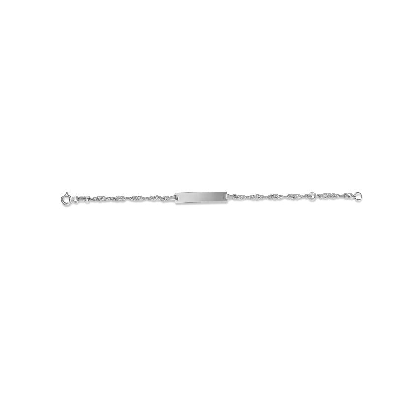 Schmidt ID-Armband für Kinder, 925 Silber, 14 cm Länge, Armschmuck in Silber
