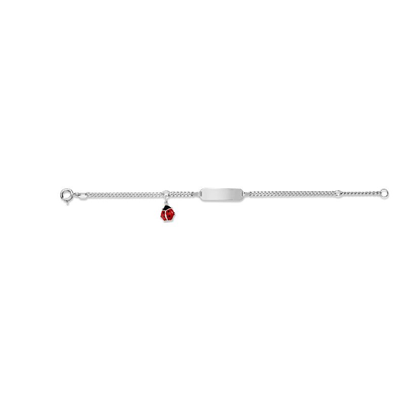 Schmidt ID-Armband für Kinder, 925 Silber, 14 cm Länge - Silberfarben